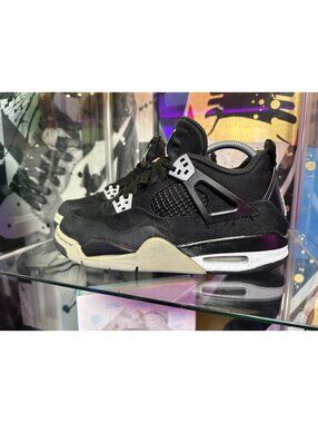 Nike Air Jordan 4 Retro "Black Canvas" SIZE: 7 YOUTH